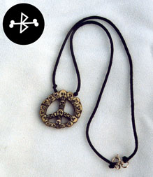 Vietnam Peace Sign Pendant